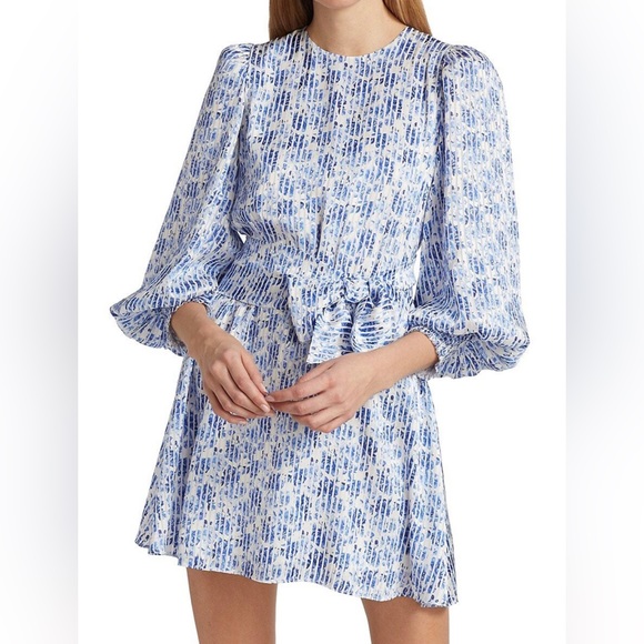 Alice and Olivia Molli Printed Belted Dress - Picture 7 of 9